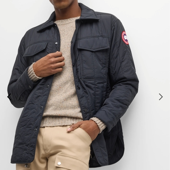 Canada Goose Men's Carlyle Quilted Overshirt Size Large New With Tags - Picture 1 of 6